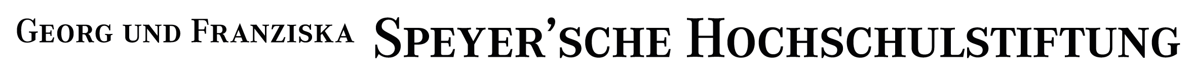 Logo Speyersche Hochschulstiftung